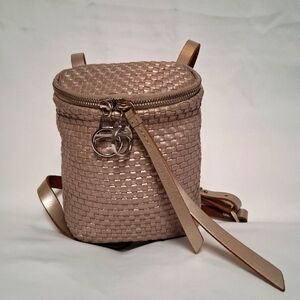 Cole Haan Bethany Weave Tan Mini Crossbody Bag